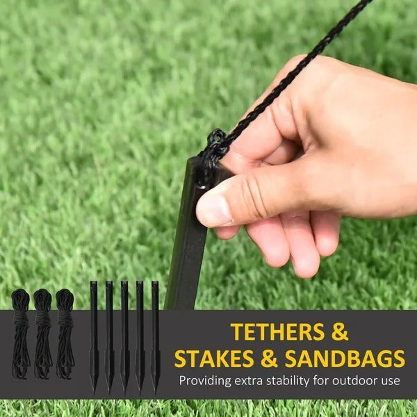 7ft Inflatable Halloween Decoration Pumpkin Reaper, Blow-Up Outdoor LED Yard Display With Lights For Garden, Party, Holiday